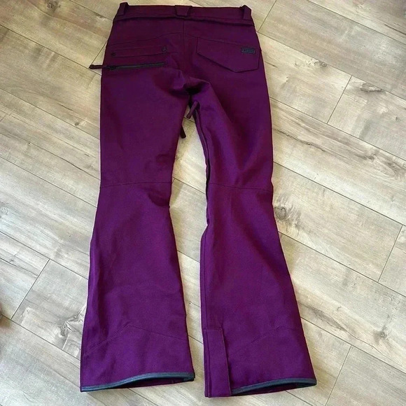 Volcom Womens Snowboard Pant Maroon/Purple Sz XS - Picture 6 of 9